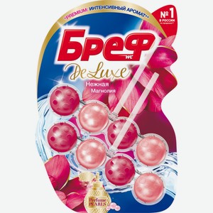 Блок для унитаза БРЕФ Делюкс Нежная магнолия, Россия, 2 х50г