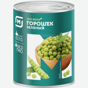 Горошек консервированный Магнит Зеленый, 400 г