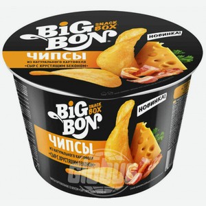 Чипсы картофельные BigBon Сыр-Бекон, 70 г