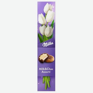 Печенье Milka Milk & Choc Assorti, 75 г