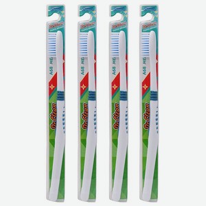 Зубная щетка Dr. Clean A68 Медиум для взрослых 4 шт