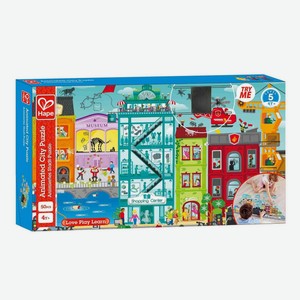 Пазл Hape Город анимированный 49элементов E1629_HP