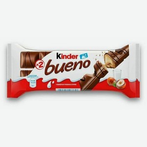 Вафли Kinder Bueno в молочном шоколаде с ореховой начинкой