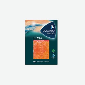 Семга филе-ломтики Русское море подкопченная 120 г