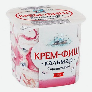 Паста рыбная Европром Крем-фиш кальмар с креветкой