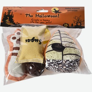 Набор игрушек для кошек Halloween с кошачьей мятой