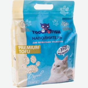 Наполнитель Toocattish Тофу 6л 2.5кг в ассортименте