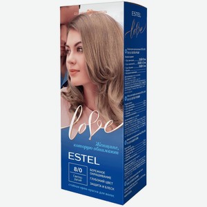 Крем-краска Estel Love стойкая для волос 8/0 светло-русый