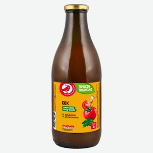 Сок АШАН Красная птица Томат-Кинза-Перец-Чеснок, 1 л