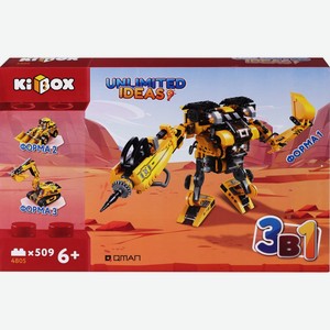Конструктор KIBOX Строительная техника, 509 деталей 4805, Китай