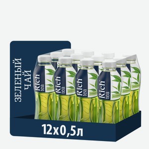 Холодный чай Rich tea зеленый, 500мл x 12 шт Россия