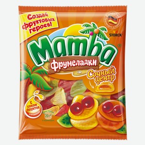 Мармелад Mamba Фрумеладки Сочный центр жевательный с фруктовым соком