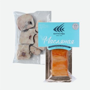 Рыба МАСЛЯНАЯ филе кусок, холодного копчения 150г Экстрафиш/Стейк Макруруса свежемороженый 750гр