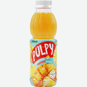 Напиток сокосодержащий Pulpy ананас и манго, 450мл