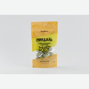 Миндаль в фисташковом шоколаде 80 г
