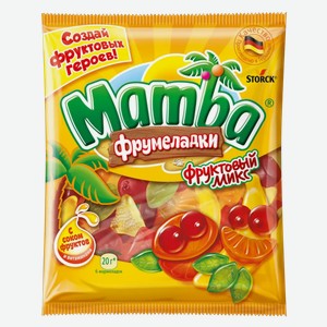 Мармелад Mamba Фрумеладки Фруктовый микс жевательный