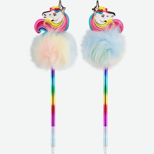Ручка MESHU Rainbow unicorn шариковая синяя, 0,7мм MS_73584, Китай