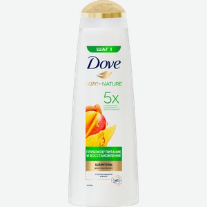 Шампунь для волос Dove глубокое питание и восстановление 380мл