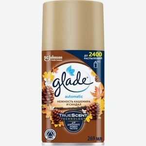 Освежитель воздуха Glade Automatic нежность кашемира и сандал сменный баллон 269 мл