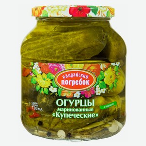 Огурцы маринованные Валдайский Погребок, 650 г