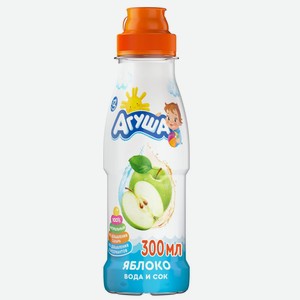 Напиток Агуша «Вода и сок» Яблоко с 12 мес. 300 мл6