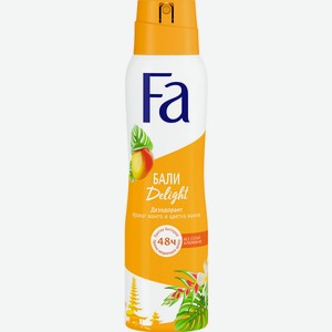 Дезодорант Fa Ритмы Острова Бали Delight Аромат Манго и Цветка ванили