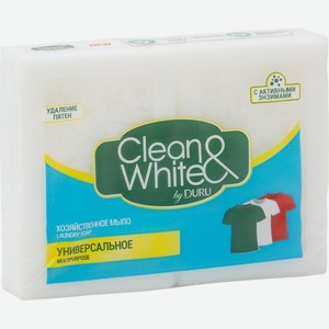 Мыло хозяйственное Duru Clean&White Универсальное, 2 шт.