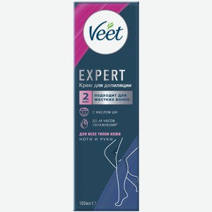 Крем Veet Expert для депиляции для всех типов кожи, 100мл
