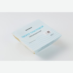 Творог Пластовой обезжиренный, 250 г 250 г