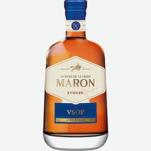 Коньяк Jacques De La Croix Maron 5-летний 40% 0.5л