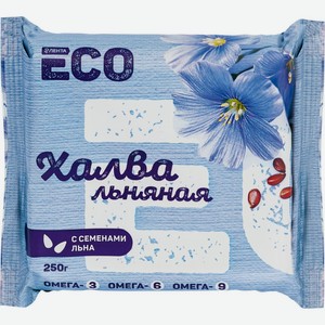 Халва ЛЕНТА LIFE льняная с семенами льна, Россия, 250 г