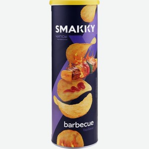 Чипсы SMAKKY со вкусом барбекю туба, Китай, 110 г