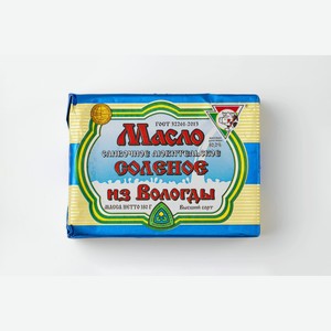 Масло сливочное солёное 80%, г.Вологда, 180 г 180 г
