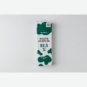 Масло сливочное 82,5%, 380 г 380 г