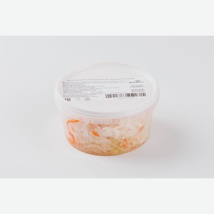 Капуста квашеная с морковью и яблоками 300 г