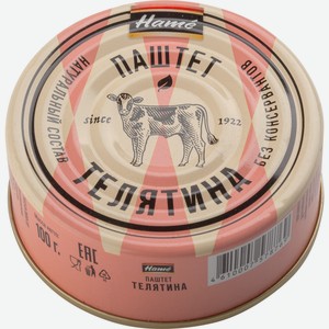 Паштет Hame из телятины, 100г Россия