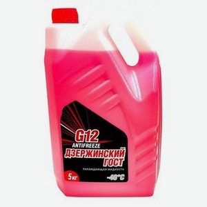 Антифриз красный G12  Стандарт  5 кг.