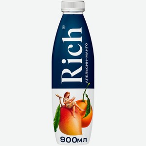 Нектар Rich из апельсинов и манго для детского питания, 900мл