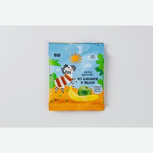 Кусочки фруктовые из бананов и яблок 30 г