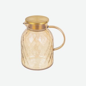 Кувшин Elan Gallery 18 л 18х13х195 см Crystal glass с металлической крышкой