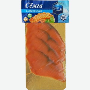 Сёмга Fish House филе-ломтик слабосолёная 100 г
