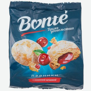 Пряники Bonte с вишневой начинкой, 300 г
