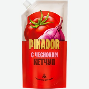 Кетчуп Pikador с чесноком 500г