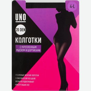 Колготки женские Uno 20 черные р.4