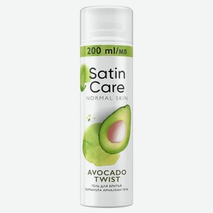Гель для бритья Satin care авокадо, 200 мл