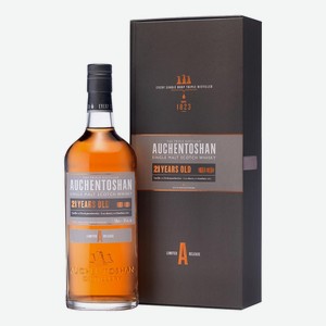 Виски шотландский Auchentoshan 21 год в подарочной упаковке, 0.7л Великобритания