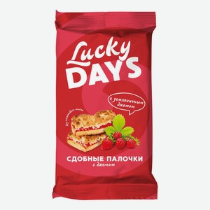 Печенье с земляникой Lucky days 370 г