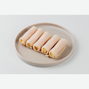 Рулетики из куриной ветчины с сыром 150 г