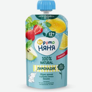 Напиток Фрутоняня рябина клубника лимон 130мл
