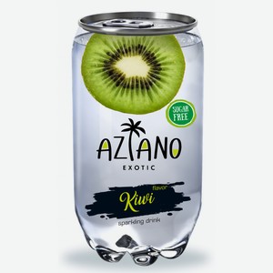 Напиток Aziano со вкусом киви газированный, 350мл